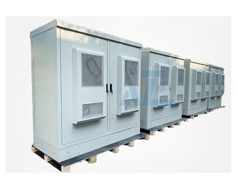 NEMA Type Dual Bay Outdoor Electrical Enclosures with Climate Controlled Cooling AZE